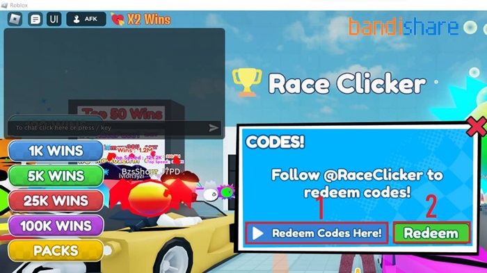 cach-nhap-code-race-clicker-thanh-cong