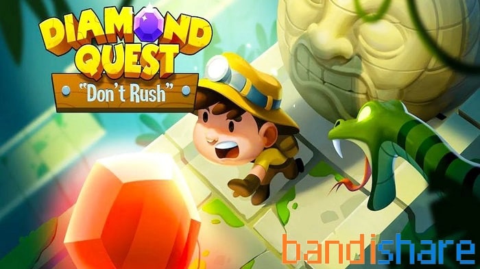 Tải Diamond Quest: Đừng vội vàng! MOD (Kim Cương, Mua Sắm) 2.96 APK