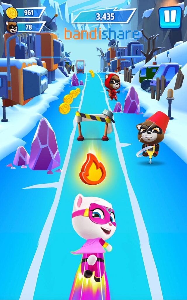 Tải Talking Tom Hero Dash MOD (Vô Hạn Tiền) v26.2.1.11229
