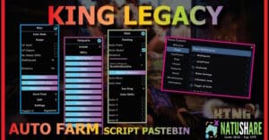 Script King Legacy Update 6 (Auto Farm, Raid, Teleport, NPC)