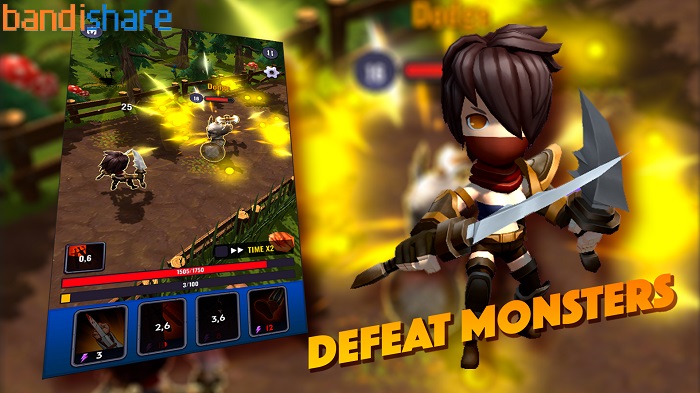 Tải Idle knight: Hero Wars RPG MOD (Menu, Bất Tử) v1.0.8 APK