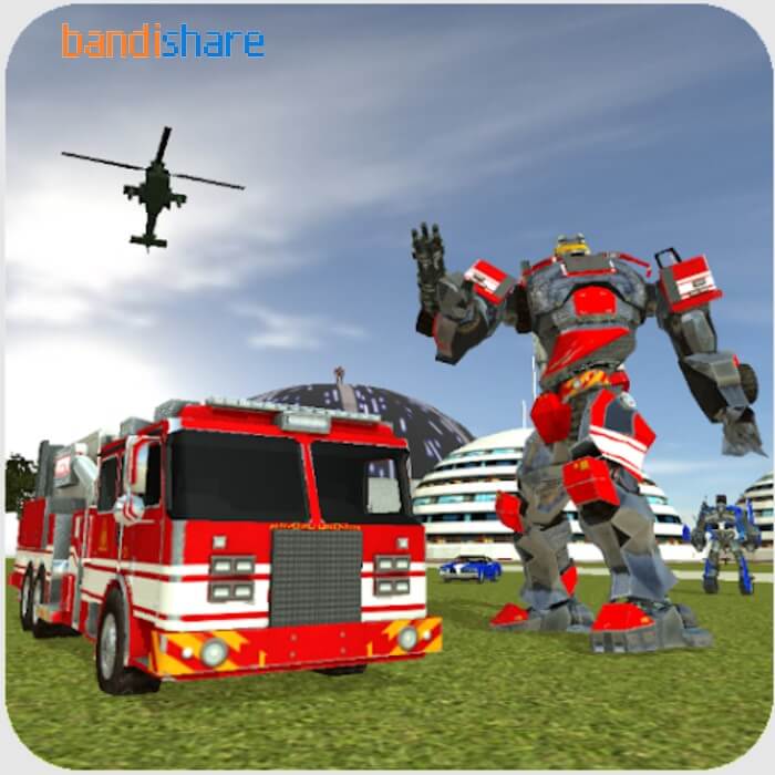 Tải Robot Firetruck MOD (Vô Hạn Điểm Nâng Cấp) v1.7.2 APK