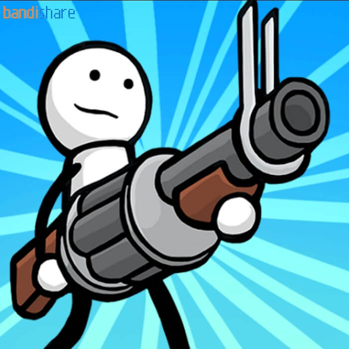 Tải Stickman: One Gun người que MOD (Vô Hạn Tiền, Max Level) 113 APK