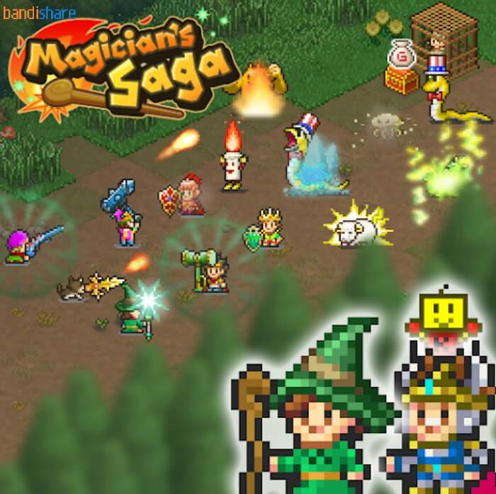 Tải Magician’s Saga MOD (Vô Hạn Tiền, Vé, Pha Lê) v1.3.8 APK