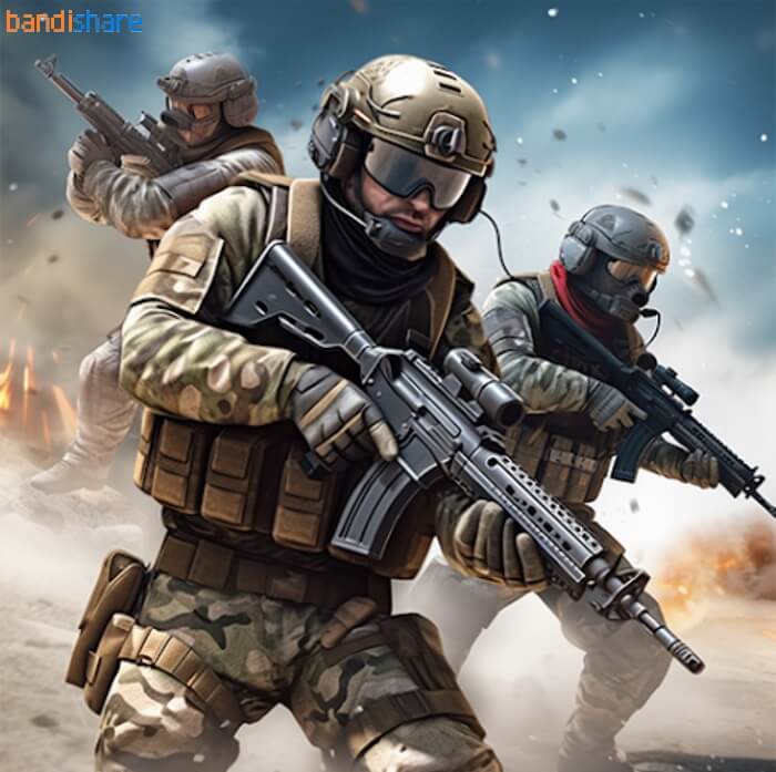 BattleStrike Gun Shooting Game MOD (Vô Hạn Tiền, Bất Tử) 1.47 APK