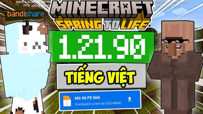 Tải Minecraft 1.21.90 APK Chính Thức có Tiếng Việt cho Android