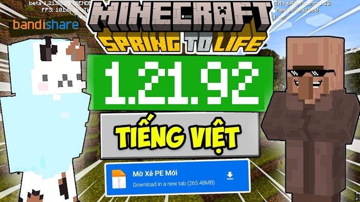 Tải Minecraft 1.21.92 APK Chính Thức có Tiếng Việt cho Android