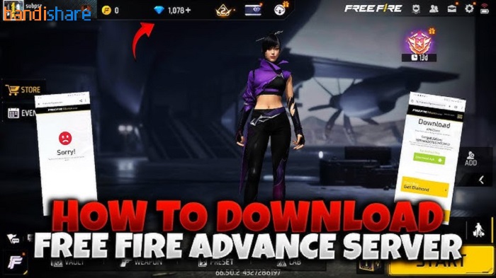 Tải Free Fire Advance Server OB50 APK (ff-advance.ff.garena.com ob50)