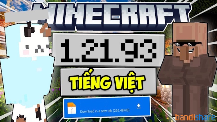 Tải Minecraft 1.21.93 APK Chính Thức có Tiếng Việt cho Android