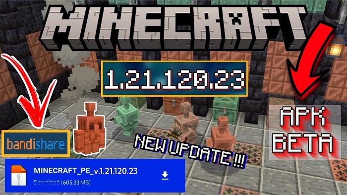 Tải Minecraft BETA 1.21.120.23 APK có Tiếng Việt cho Android