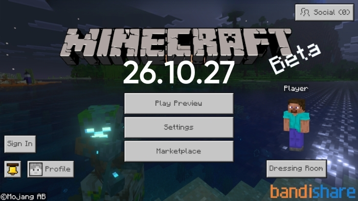 Tải Minecraft 26.10.27 (1.26.10.27) APK cho Android